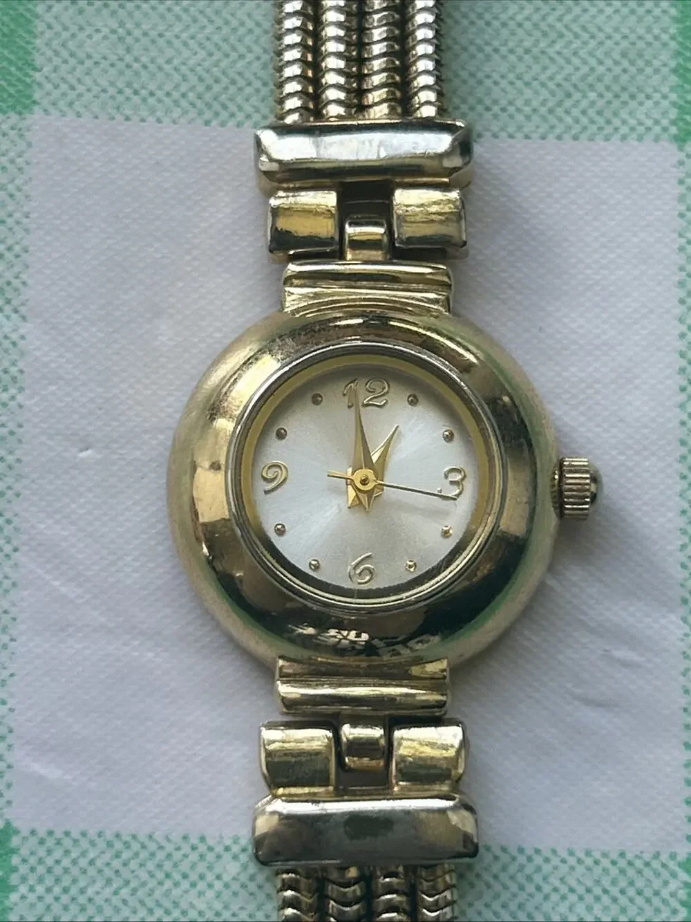 Women’s Gold Tone Multichain Band Quartz Watch